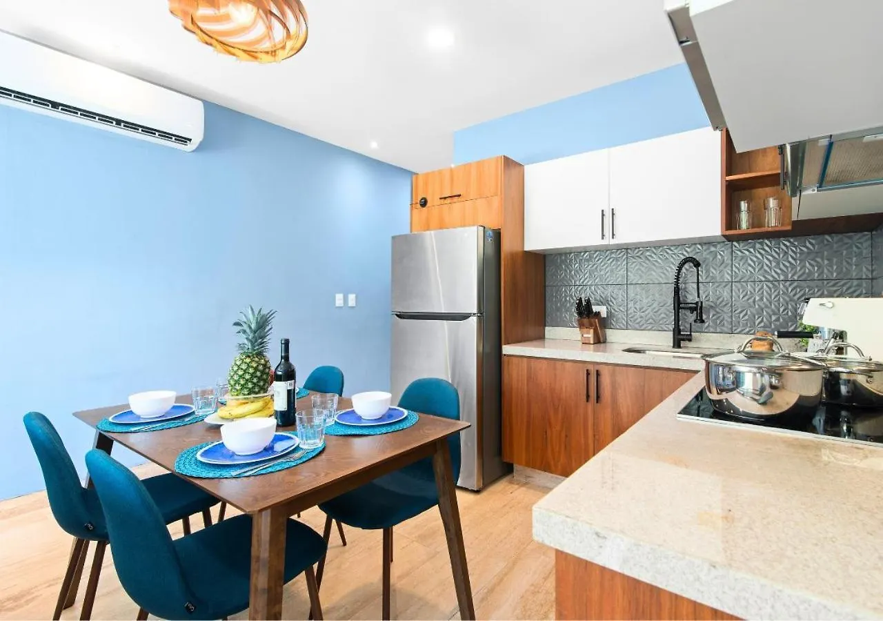 Modern Chic 1 Bedroom Apt W/ Rooftop Infinity Pool Tulum Apartment